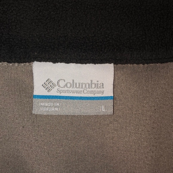 Grey Columbia fleece quarter zip - Picture 3 of 3